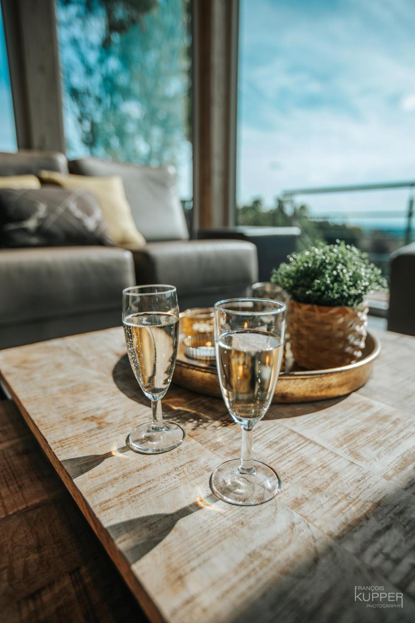 Villa Le Noir Flohay 30 Pers - Malmedy, Vue, Wellness Extérieur photo