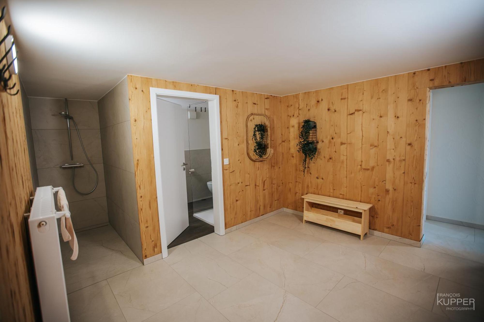 Villa Le Noir Flohay 30 Pers - Malmedy, Vue, Wellness Extérieur photo