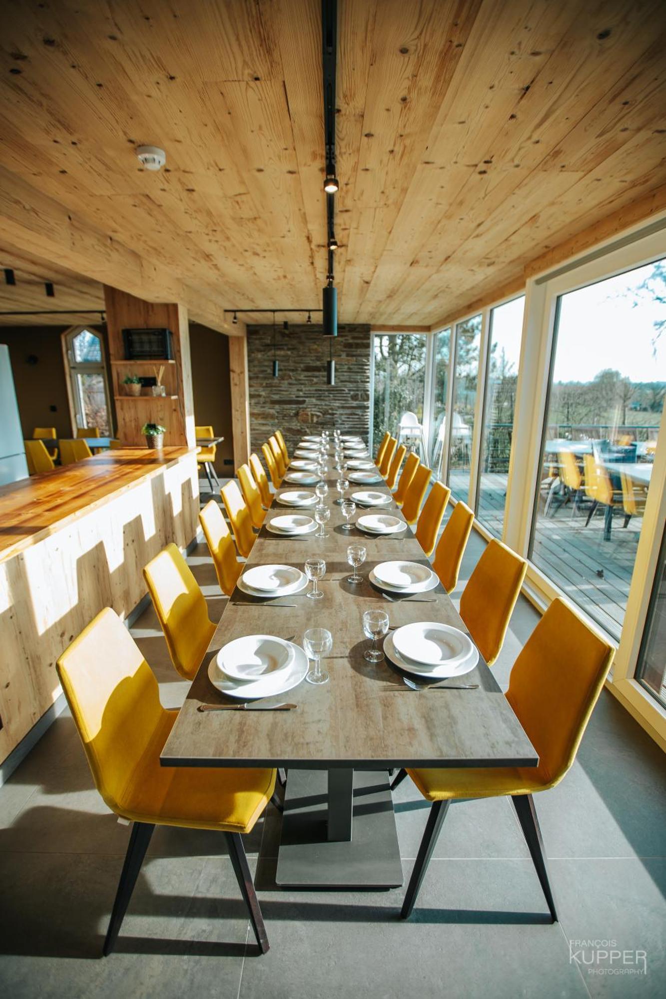 Villa Le Noir Flohay 30 Pers - Malmedy, Vue, Wellness Extérieur photo